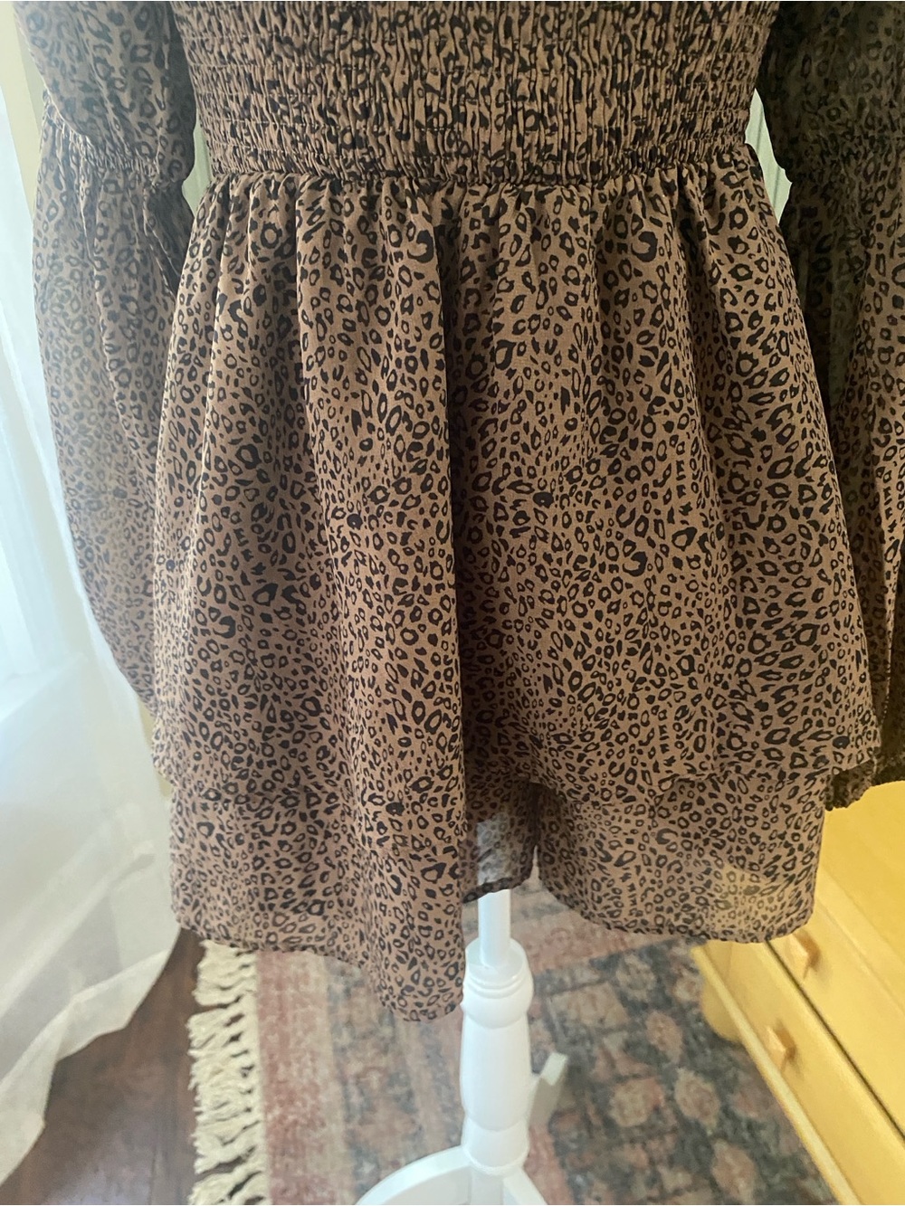 Leopard print mini romper - Picture 4 of 6